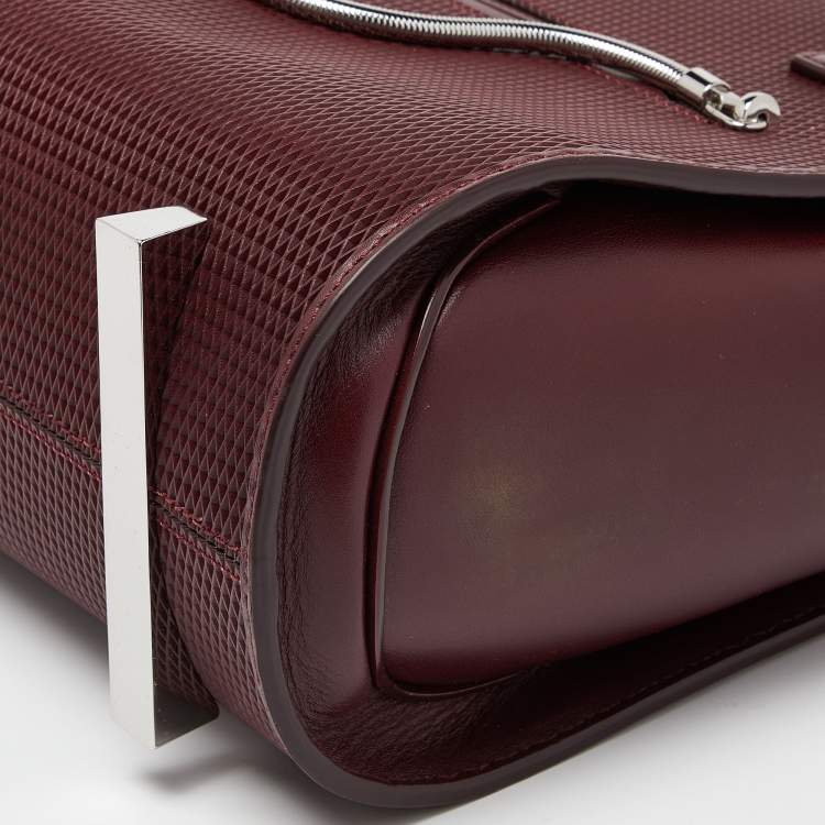 Pre Owned Alexander Wang Burgundy Leather Large Chastity Tote