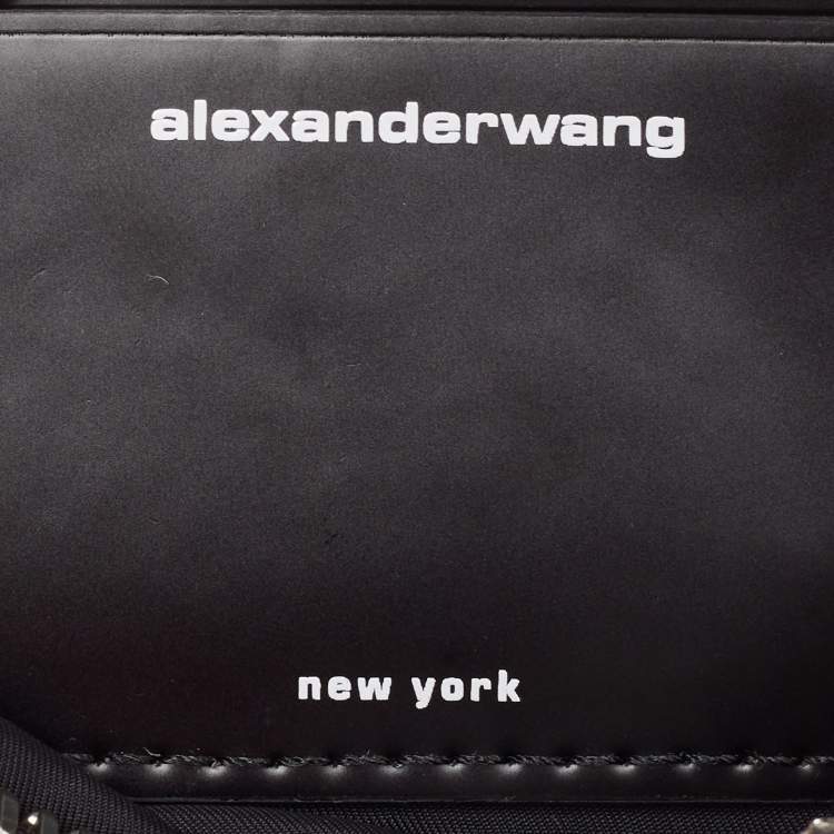 Pre Owned Alexander Wang Black Crystal Embellished Mini Heiress Pouch Bag