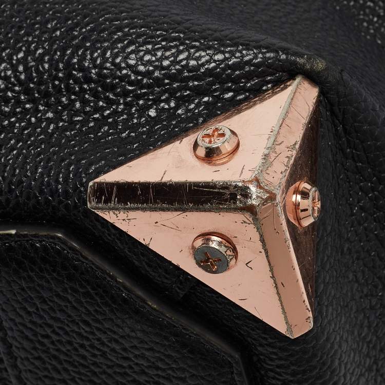 Pre Owned Alexander Wang Black Grain Leather Emile Satchel