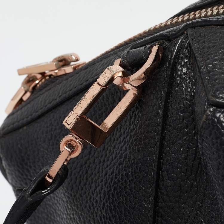 Pre Owned Alexander Wang Black Grain Leather Emile Satchel