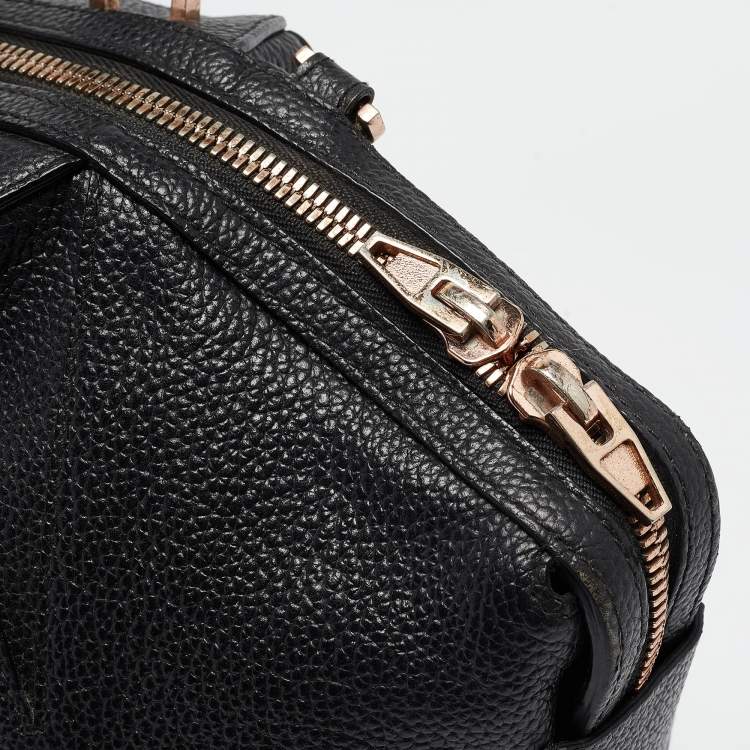 Pre Owned Alexander Wang Black Grain Leather Emile Satchel