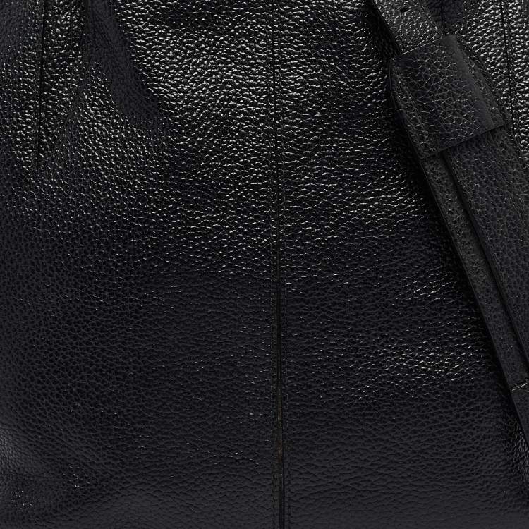 Pre Owned Alexander Wang Black Grain Leather Emile Satchel