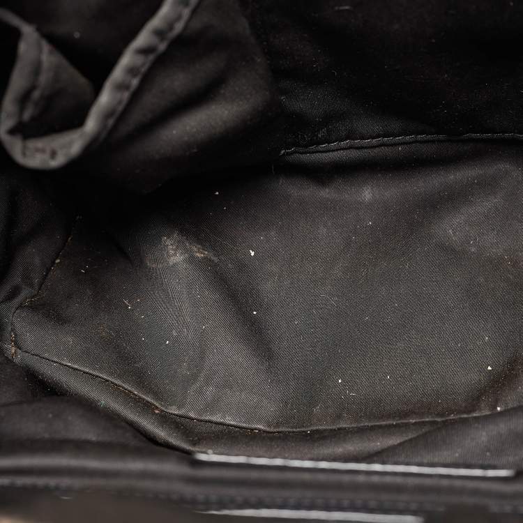 Pre Owned Alexander Wang Black Grain Leather Emile Satchel