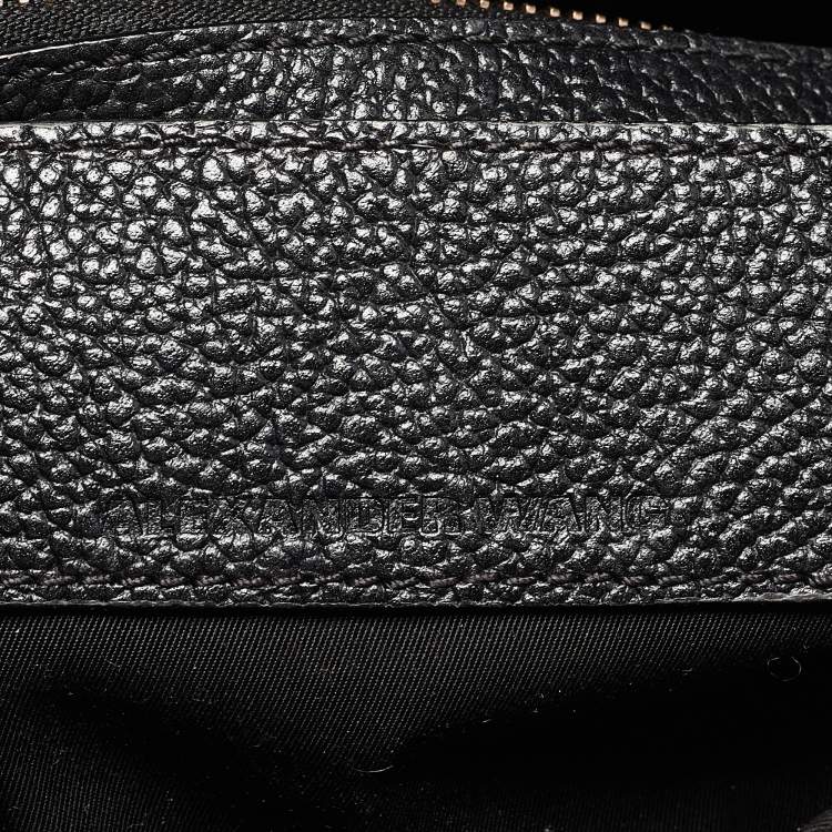 Pre Owned Alexander Wang Black Grain Leather Emile Satchel