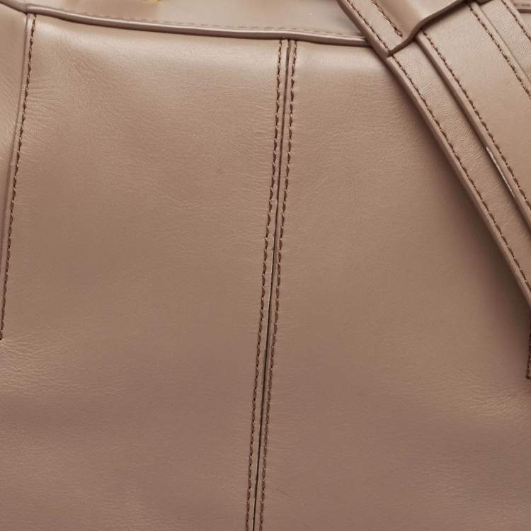 Pre Owned Alexander Wang Beige Leather Prisma Skeletal Tote