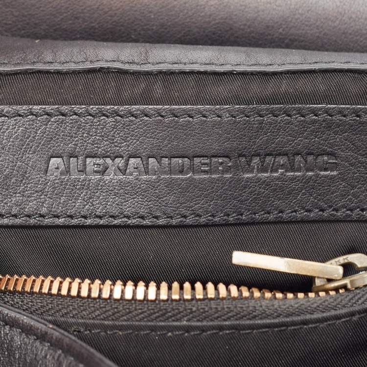 مملوكة مسبقًا Alexander Wang Black Leather Marion Crossbody Bag