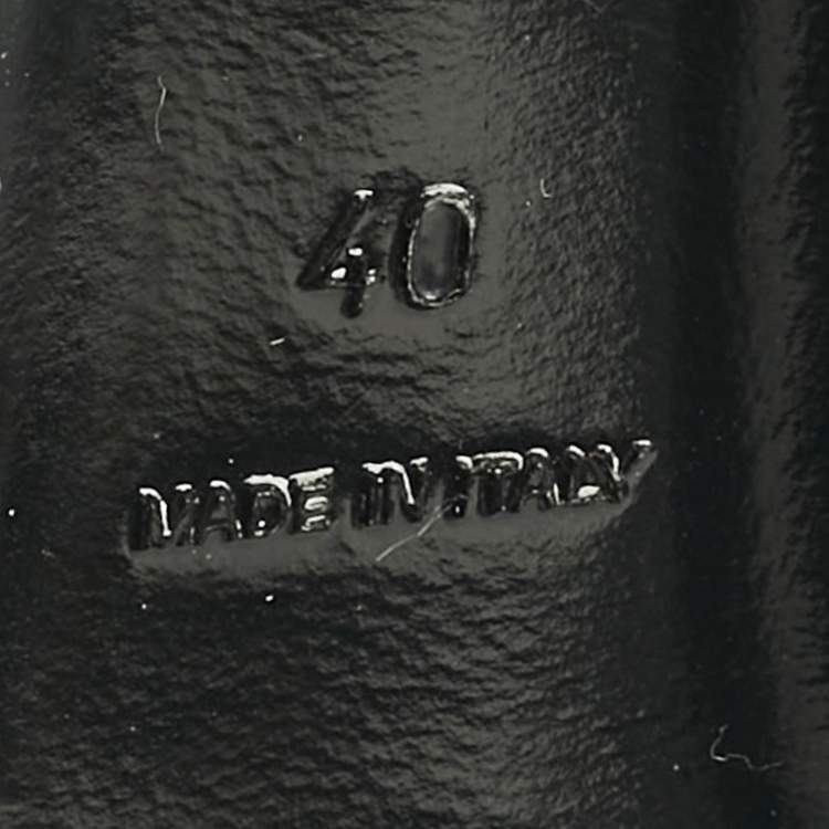 Pre Owned Alexander Wang Black Leather Viola Pumps Size 40