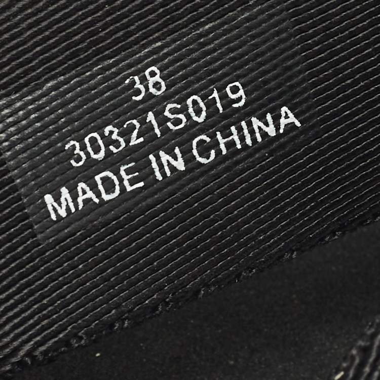 Pre Owned صندل بكعب إسفين إسكندر وانغ قماشي أسود بحزام بين الأصابع مقاس 39