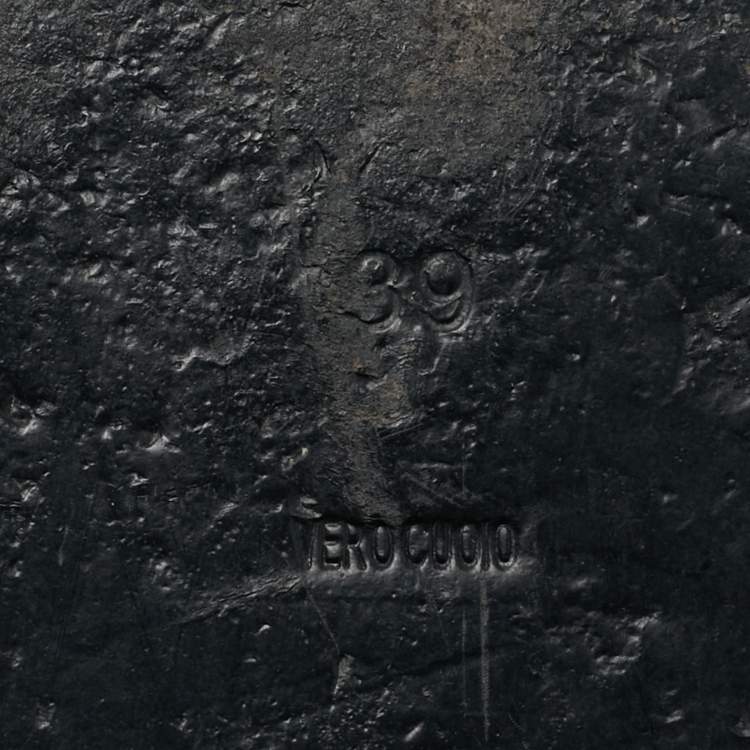 مملوكة مسبقًا Alexander Wang Jaelle Size 39 Black Leather Flat Mules