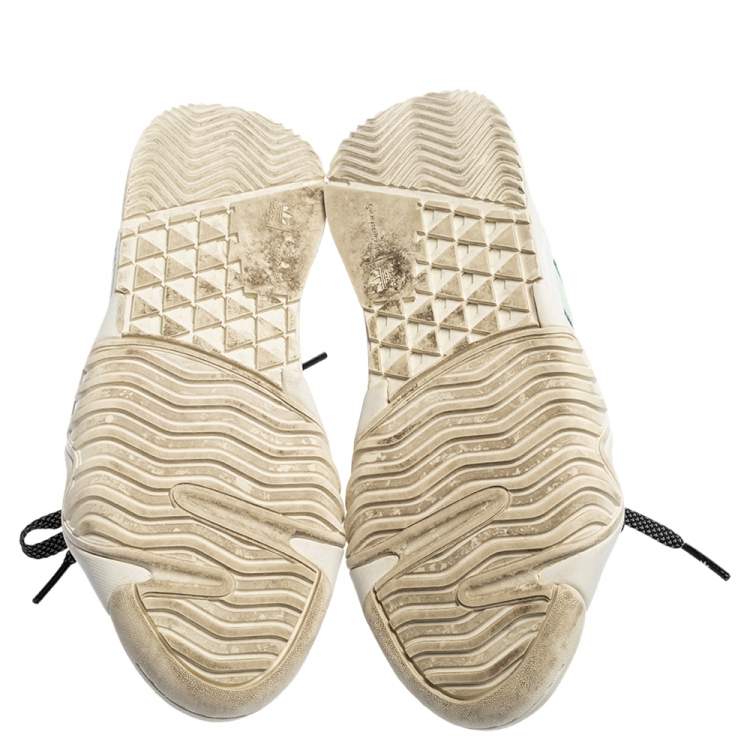 Pre Owned Alexander Wang Multicolor Mesh, Suede and Leather x Adidas Turnout Trainer Size FR41 1/2