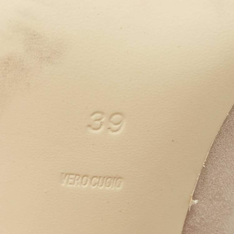 Pre Owned Alexander Wang Light Grey Nubuck Leather Mackenzie Cut Out Booties Size 39