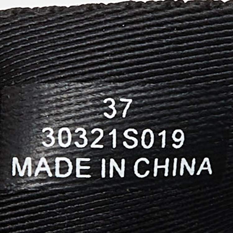 Pre Owned Alexander Wang Black Rubber Logo Flip Flops Size 37