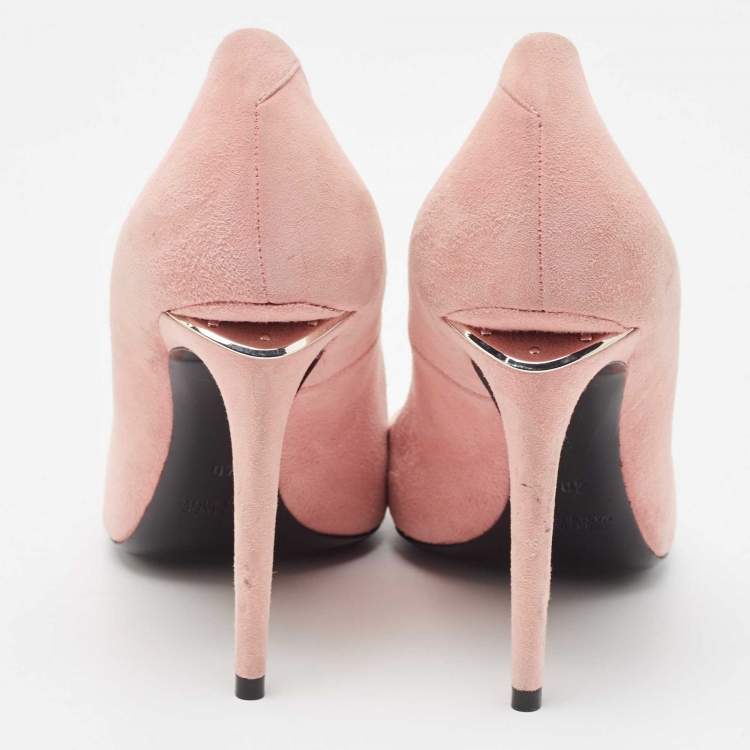 Pre Owned Alexander Wang Pink Suede Pointed Toe Pumps Size 40