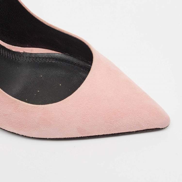 Pre Owned Alexander Wang Pink Suede Pointed Toe Pumps Size 40
