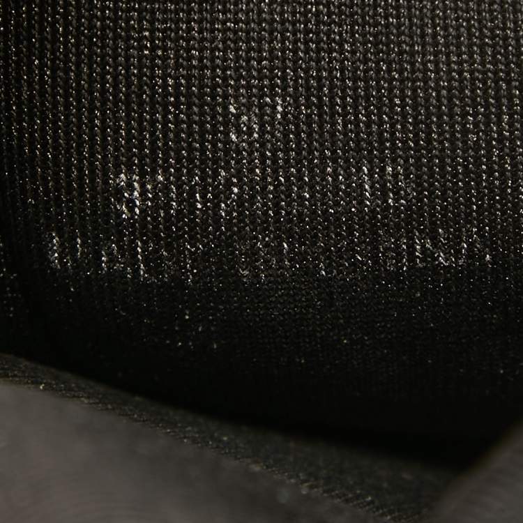 Pre Owned Alexander Wang Black Padded Jersey Logo Embossed Flat Slides Size 37