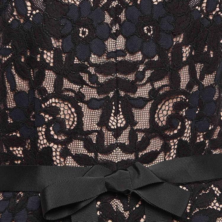 Pre Owned Alexis Black Lace Sleeveless Jumpsuit M