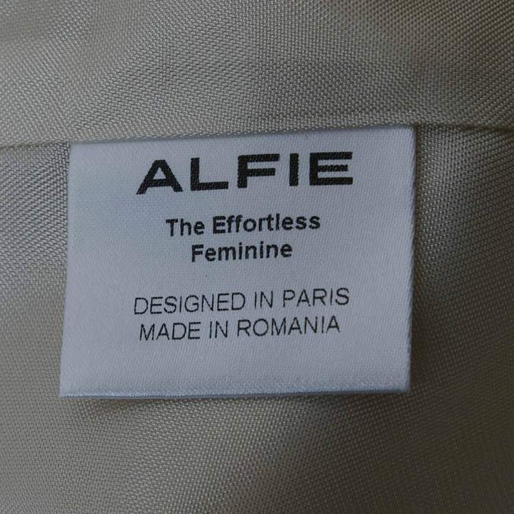 مملوكة مسبقًا Alfie White Sequin Back-Open Top and Skirt Set S