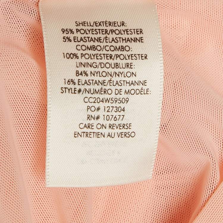 Pre Owned Alice + Olivia Pink Jersey Marguerite Cut-Out Maxi Dress M
