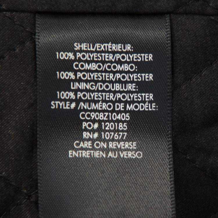 Pre Owned Alice + Olivia Black Boucle Oversized Ora Coat L