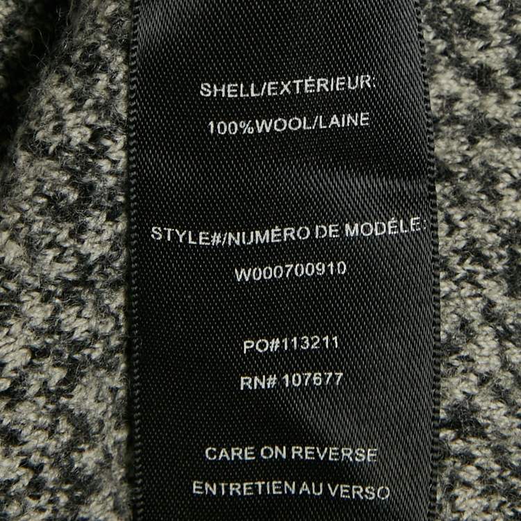 Pre Owned Alice + Olivia Grey Wool Knit Sleeveless Crop Top XS