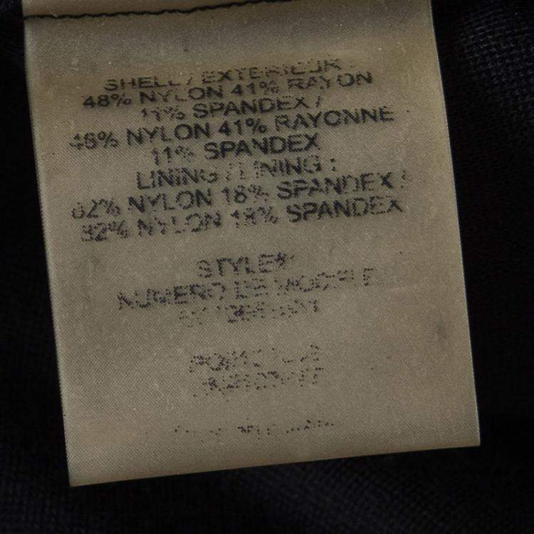 Pre Owned Alice + Olivia Black Sequin Embellished Detail Dress XS