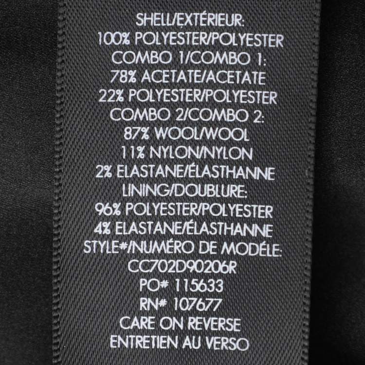 Pre Owned Alice + Olivia Black/White Floral Lace Bomber Jacket XS
