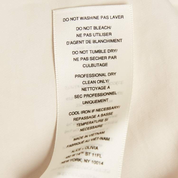 Pre Owned  Alice + Olivia Multicolour Metallic Rainbow Tweed Cut Out Dress S 