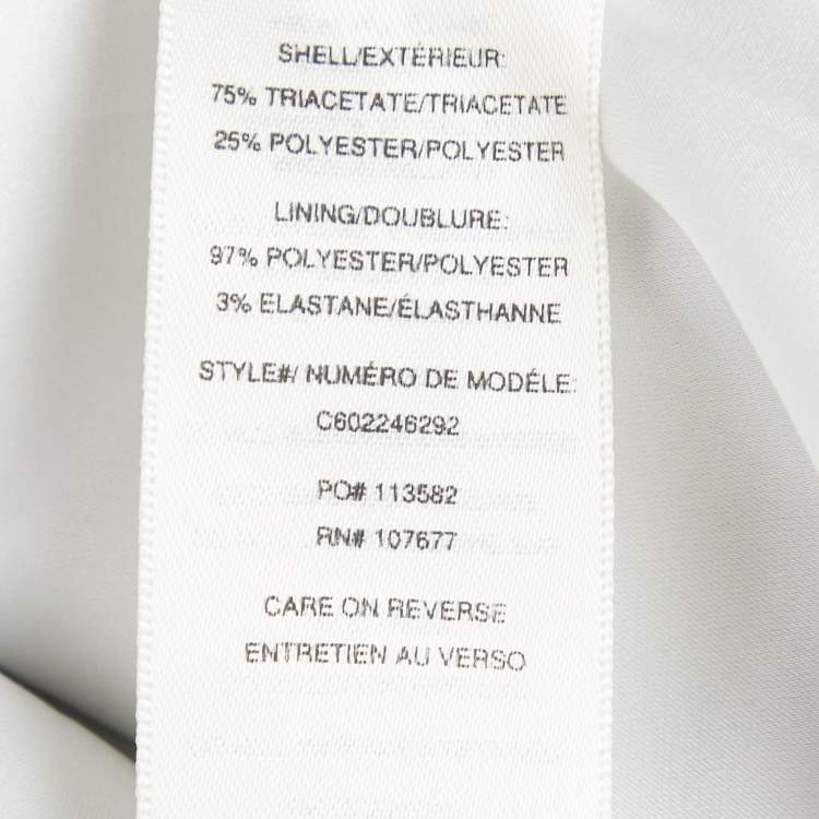 Pre Owned Alice + Olivia Black Satin Open Front Vest XS