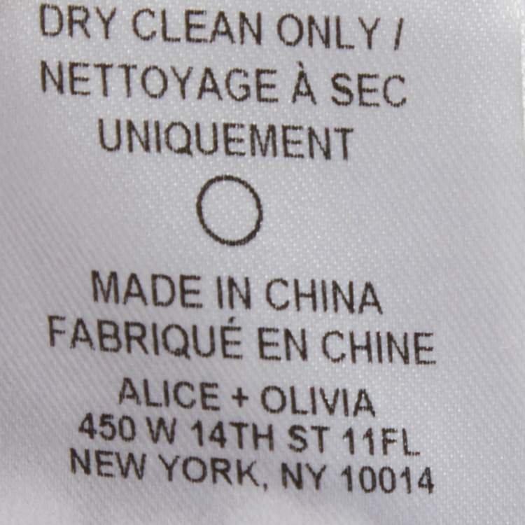 Pre Owned Alice + Olivia Purple Wool Knit Turtleneck Pullover M