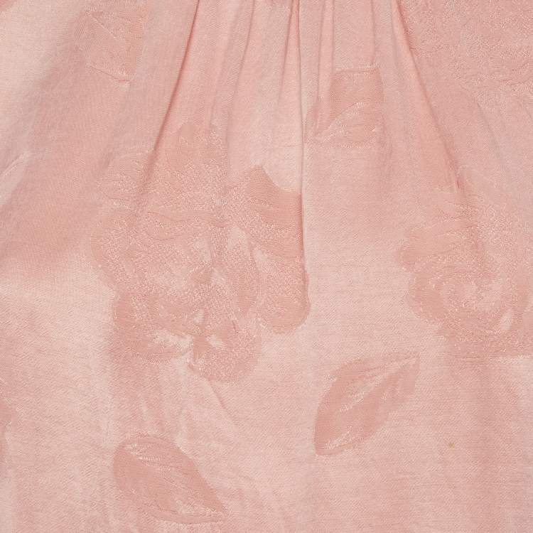 مملوكة مسبقًا Alice + Olivia Pink Jacquard Crepe Top S