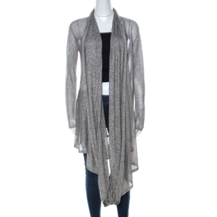 Open front 2025 draped cardigan