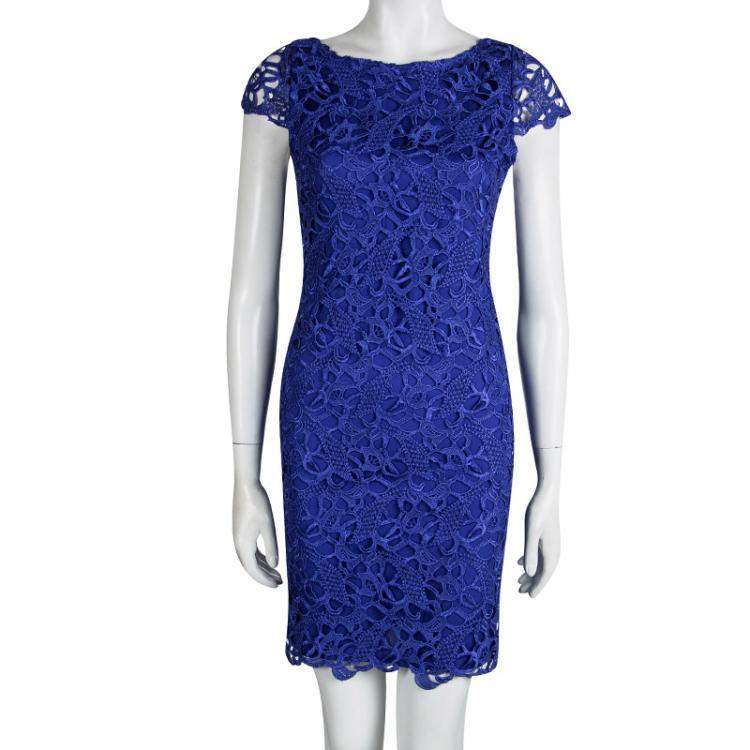 Alice Olivia Blue Lace Dress Researchengrtuacth 1543