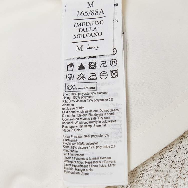 Pre Owned All Saints White Sequin and Knit Juela Mini Dress M