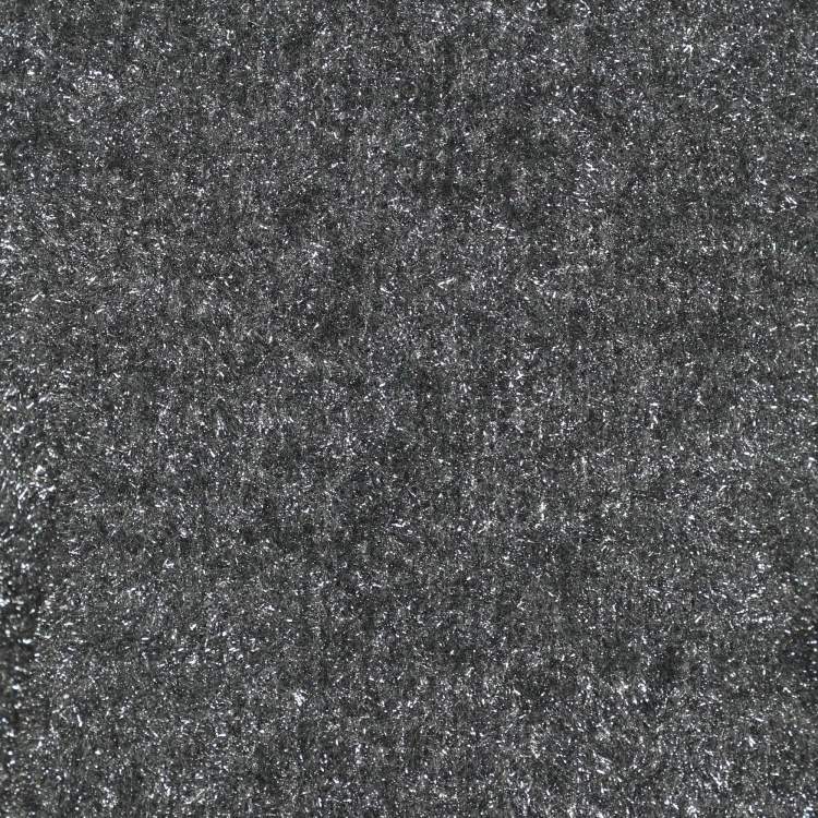 Pre Owned All Saints Silver/Grey Lurex Knit Tops M