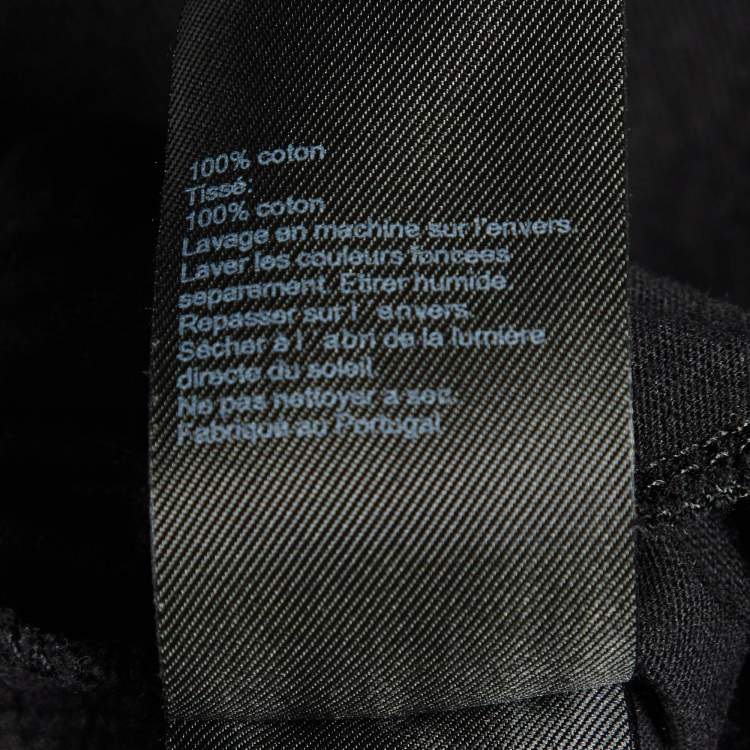 Pre Owned All Saints Black Cotton Niki Mini Sweat Dress L