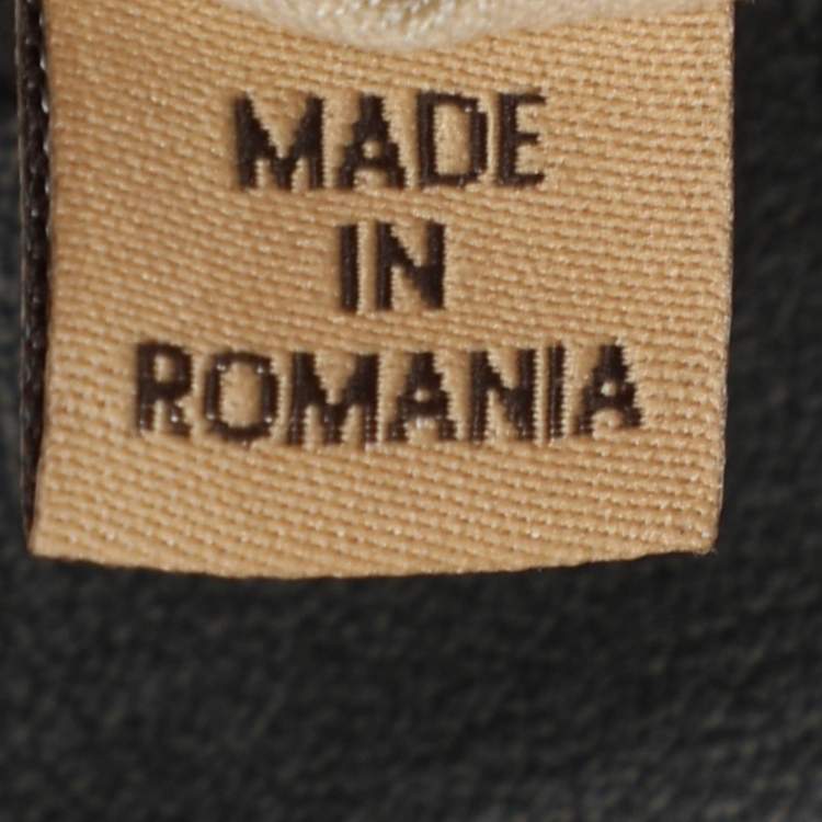 Pre Owned Alviero Martini 1A Classe Black Leather Top Handle Bag