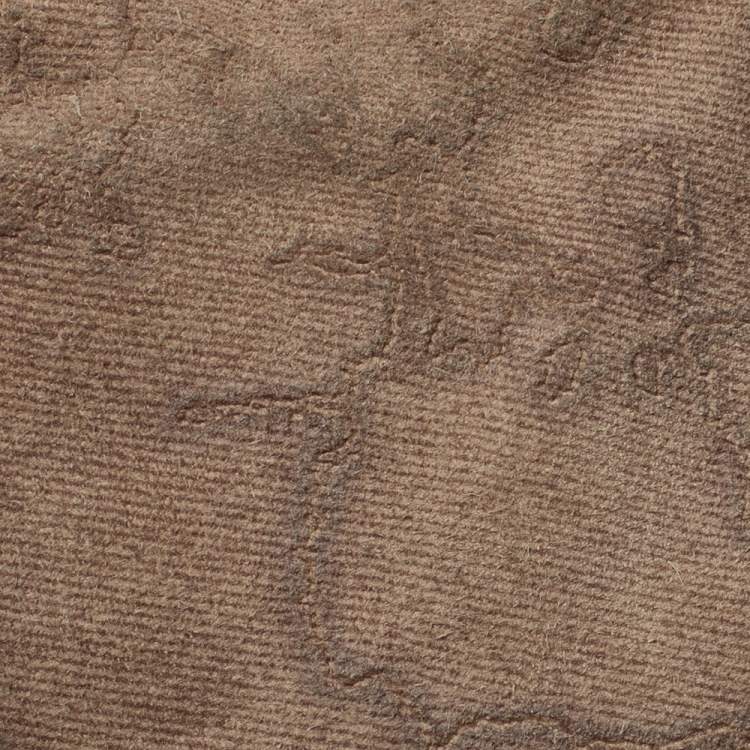 Pre Owned Alviero Martini 1A Classe Brown Fabric and Leather Satchel