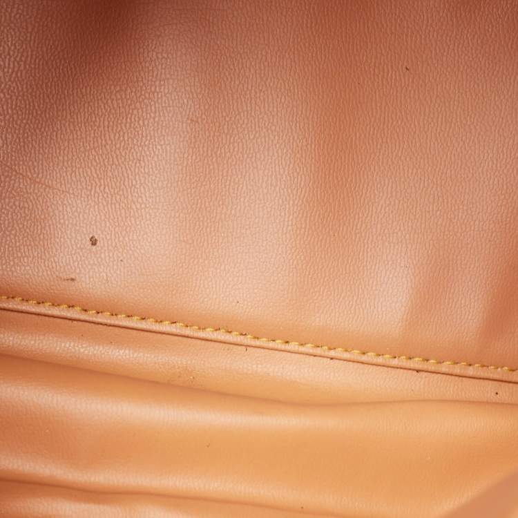 Pre Owned Alviero Martini 1A Classe Beige/Brown Geo Classic Boston Bag