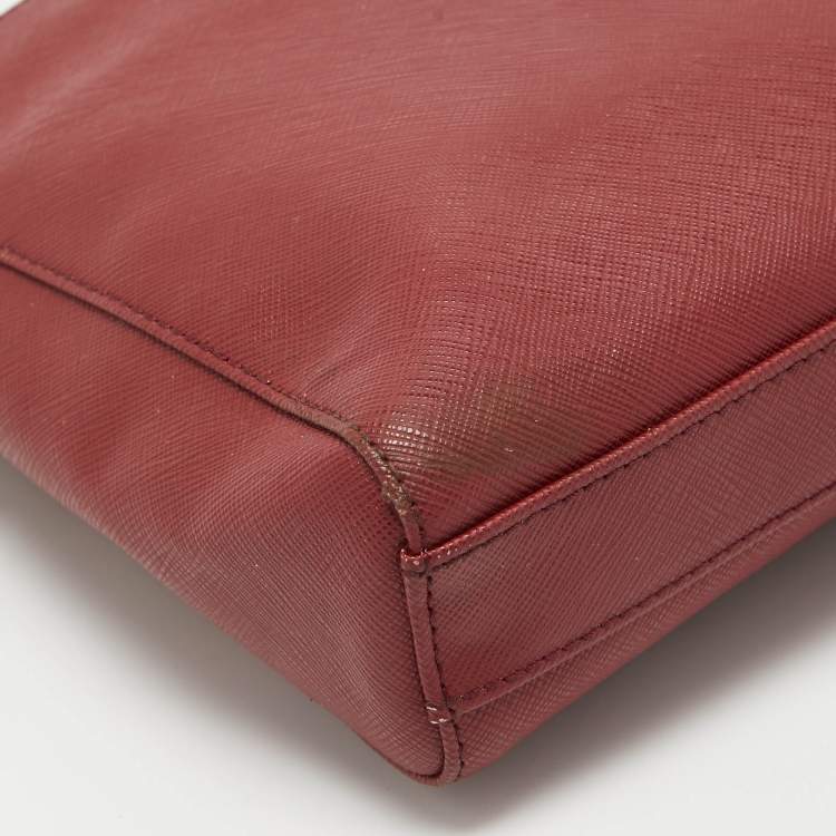 Pre Owned Alviero Martini 1A Classe Red Leather Shoulder Bag
