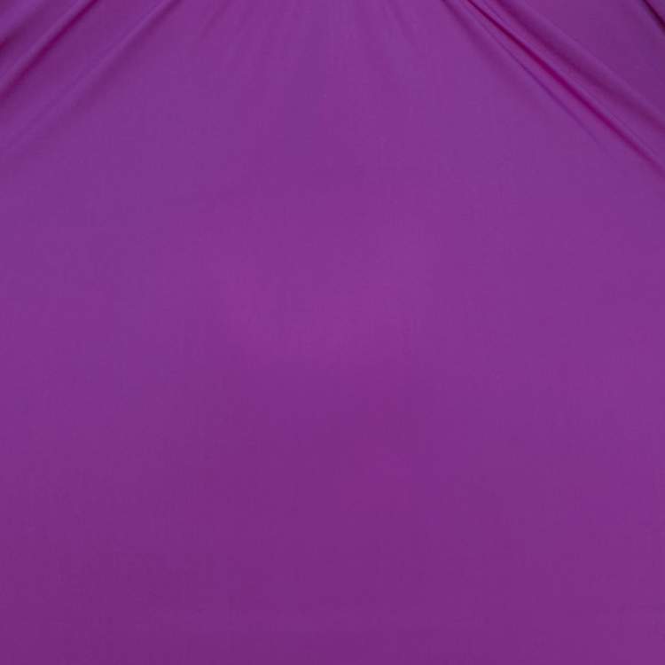 Pre Owned Amazuin Pink Jersey Tie-Up Detail Midi Issad Dress One Size