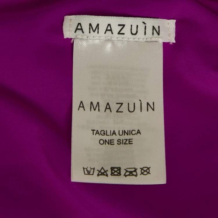 Pre Owned Amazuin Pink Jersey Tie-Up Detail Midi Issad Dress One Size