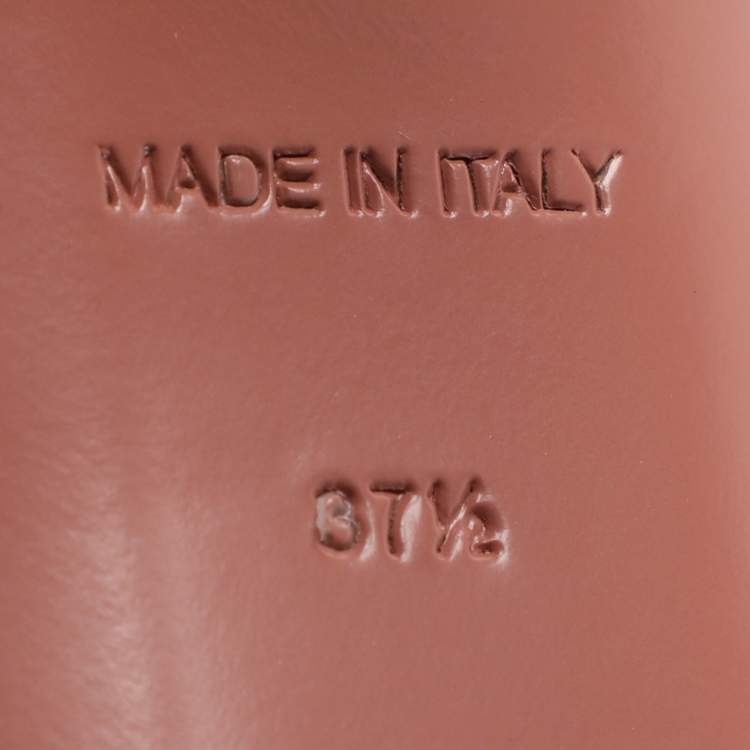 مملوكة مسبقًا Amina Muaddi Rih Size 37.5 Silver/Black Glitter Slide Sandals