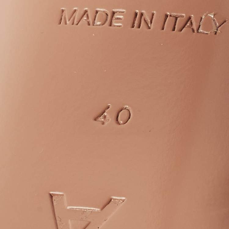 Pre Owned Amina Muaddi Begum Size 40 Pink Satin Slingback Pumps