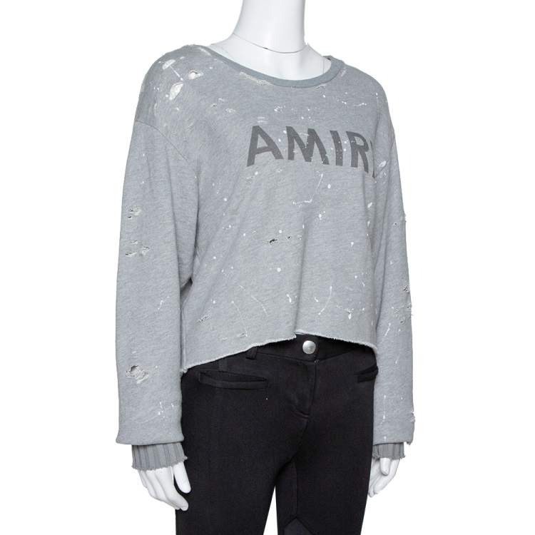 amiri grey sweatshirt