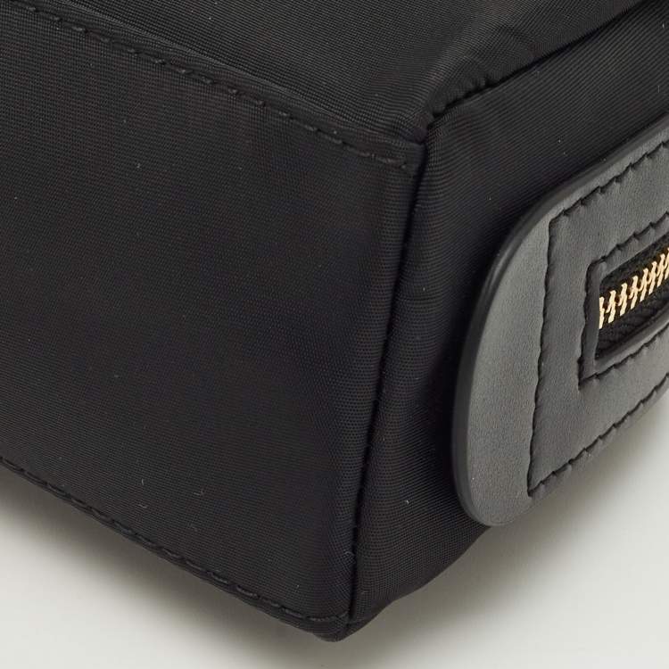 Pre Owned حقيبة صغيرة انيا هندمارش غيرلي ستاف نايلون أسود