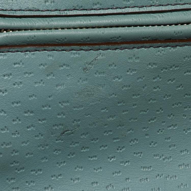 Pre Owned Anya Hindmarch Blue Leather Elrod Hobo