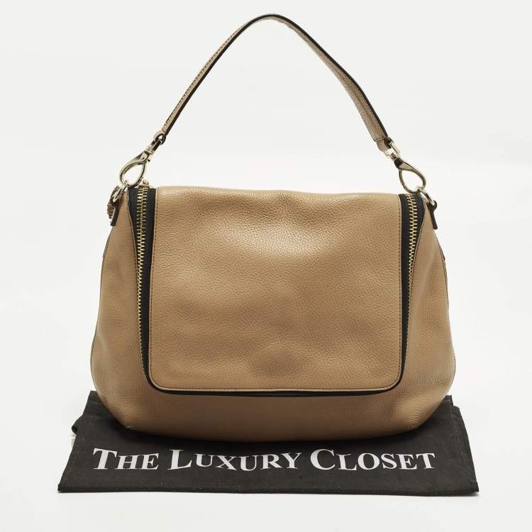 Pre Owned Anya Hindmarch Maxi Zip Brown Leather Hobo