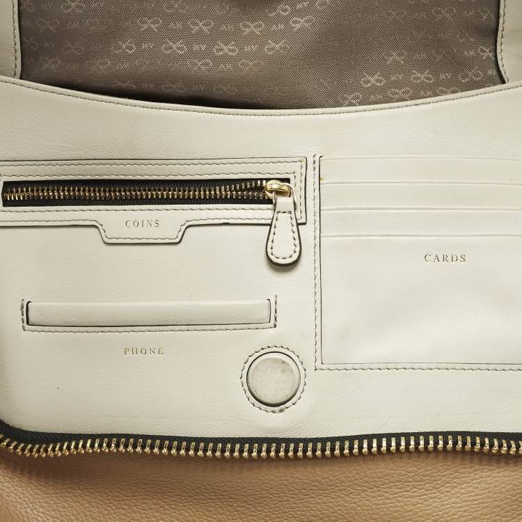 Pre Owned Anya Hindmarch Maxi Zip Brown Leather Hobo