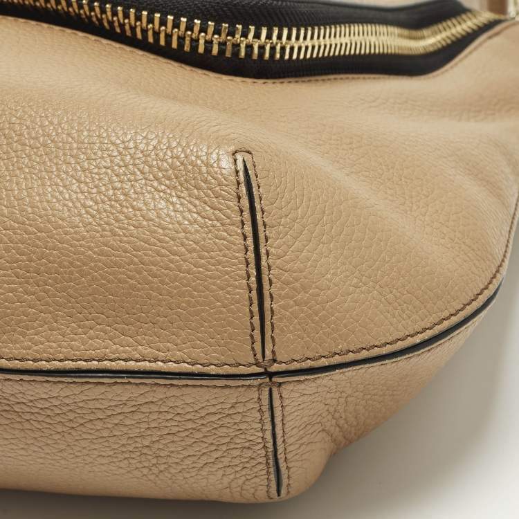 Pre Owned Anya Hindmarch Maxi Zip Brown Leather Hobo