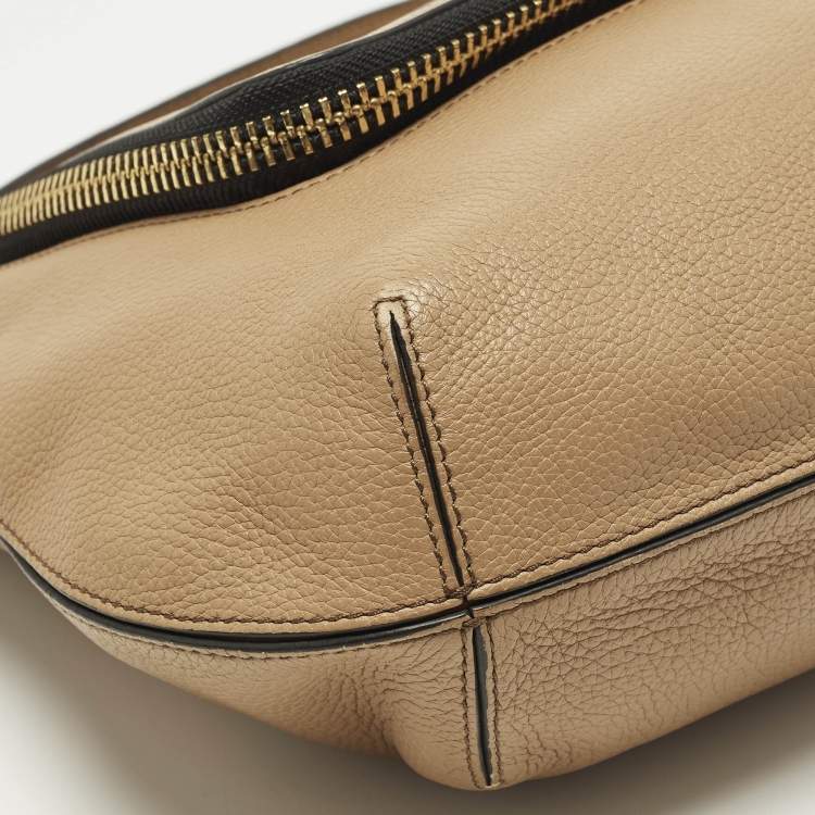 Pre Owned Anya Hindmarch Maxi Zip Brown Leather Hobo